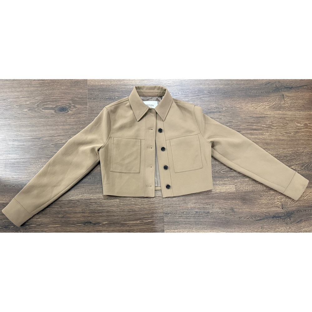 Aritzia Crepette Jacket Womens 0 Tan Spring 2026 NWOT